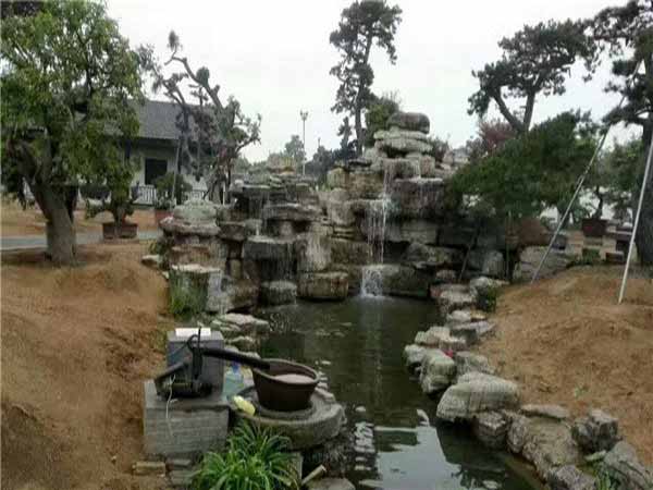 假山水系制作